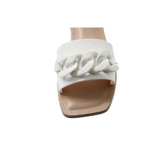 Women Sandals Women's Viv Chain Slide Sandals Size 6 Off White - Picture 3 of 7